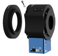 Adding the focuser to adapter by using 4 x M4 screws
