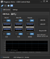 Hub de contrôle USB pour Windows