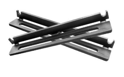 Pair of Black Aluminium Dovetail Brackets for UPBv2
